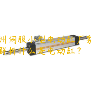 廣州伺服小型電動(dòng)缸廠家為你解析什么是電動(dòng)缸？